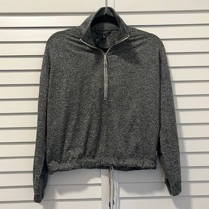 Vuori heather grey dreamknit half-zip top